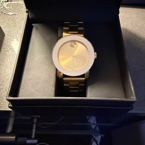 Movado Bold Gold Watch